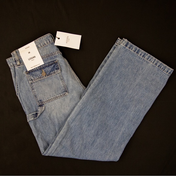 NWT Hidden Denim Cargo Style Denim Jeans Size 28 - Picture 5 of 6